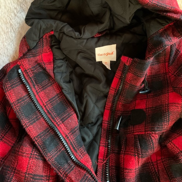 Beautiful toddler pea coat. 3T Cat and Jack - Picture 3 of 5